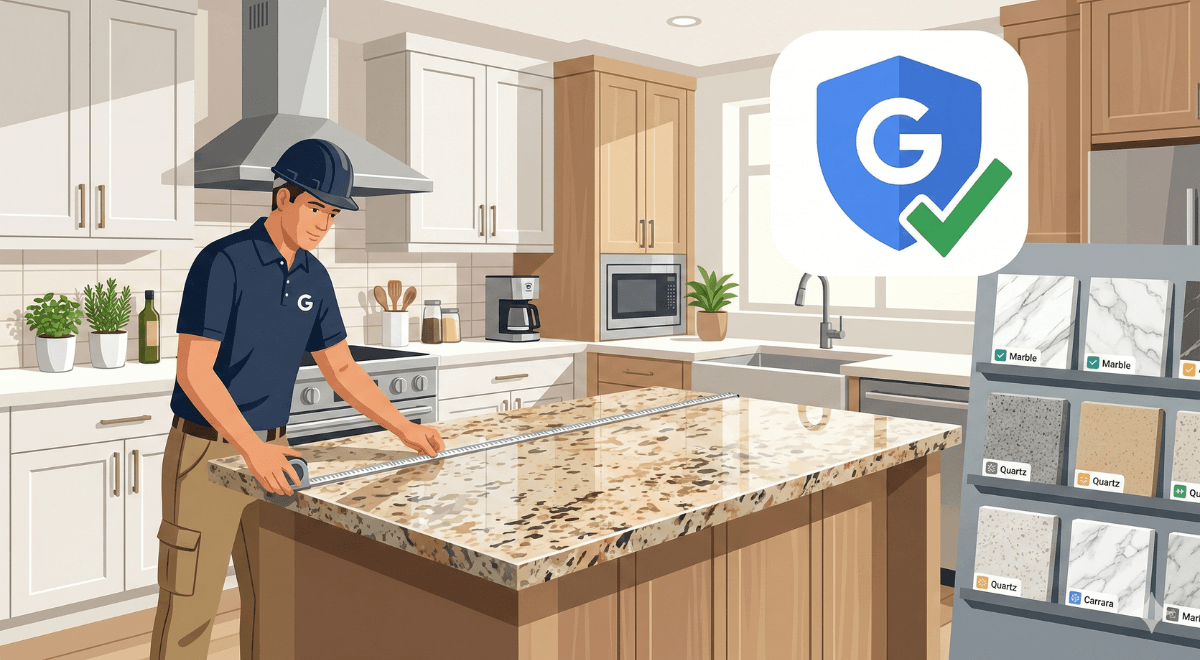 Google Local Services Ads for stone fabricators and countertop installers